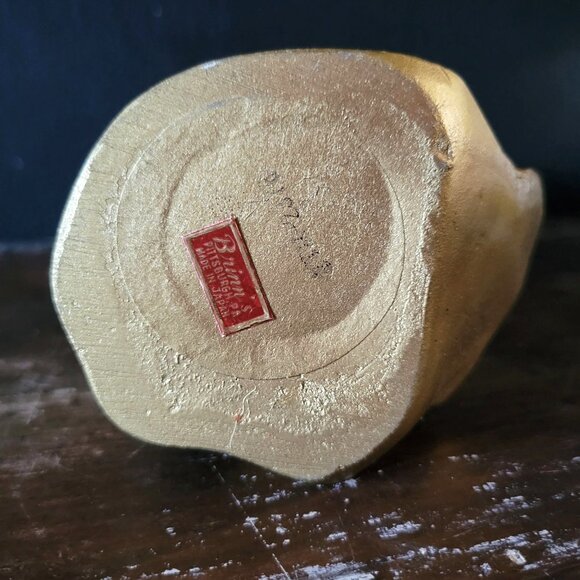 Vintage Brinns Angel Figurine Paper Mache Composite Christmas 1960s 8.5" *Read - Picture 7 of 9